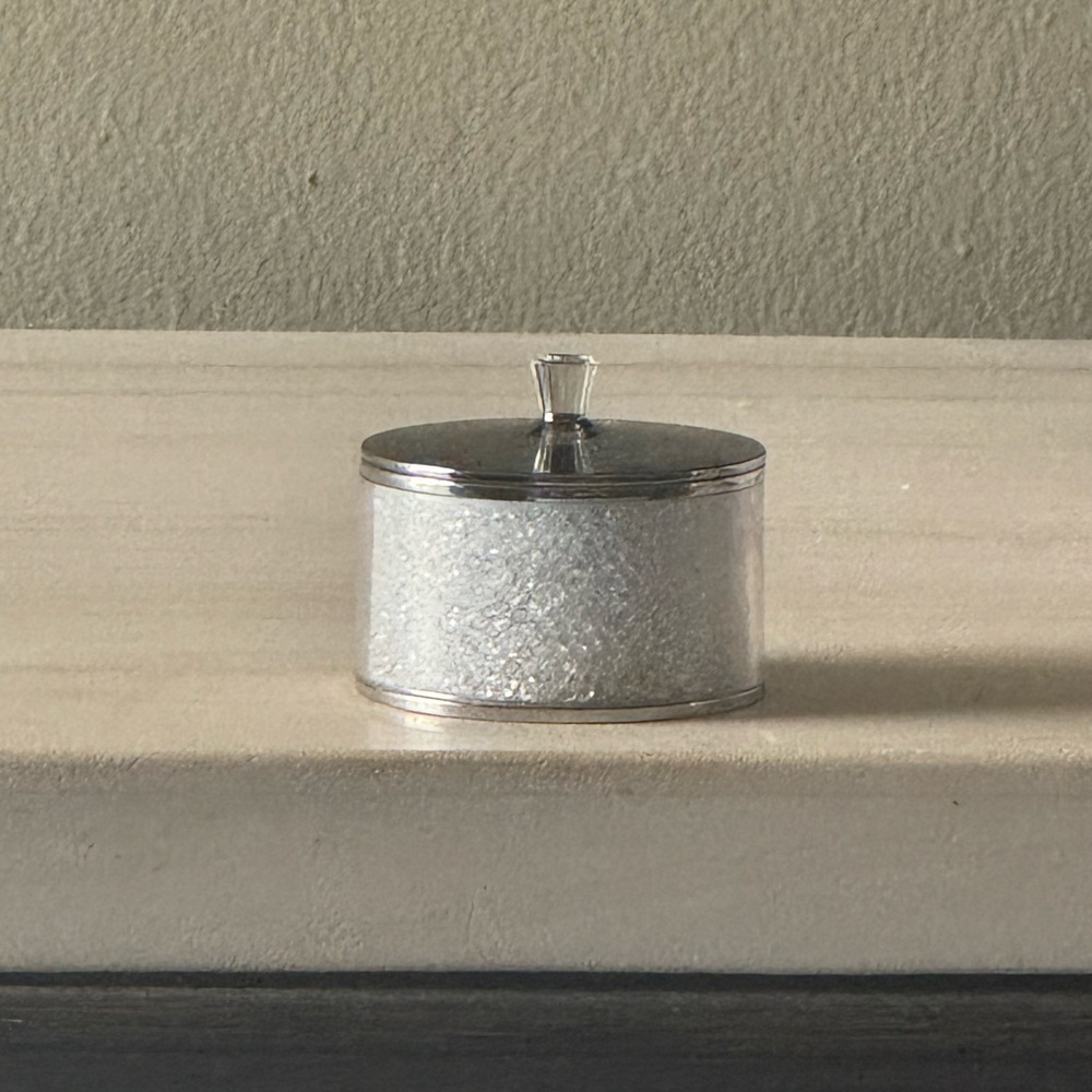 Swarovski Crystal Limited Edition DQ’d Silver Container w 1000s of crystals